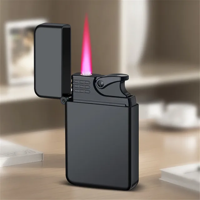 Briquet Tempête noir Flamme Rouge